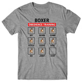 Boxer obedience training T-shirt