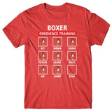 Boxer obedience training T-shirt