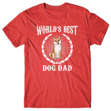 World's Best Dog Dad (Shiba Inu) T-shirt