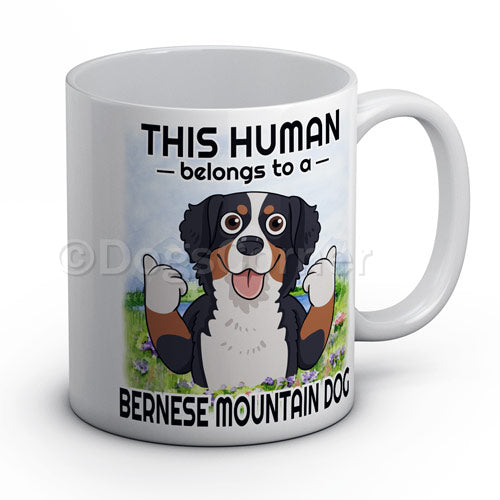 Bernese mountain dog top mug