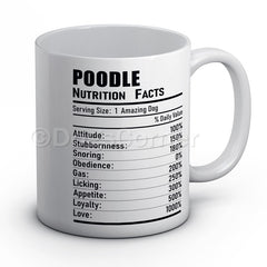 poodle-nutrition-facts-dog-mug