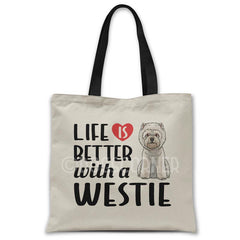 Life-is-better-with-westie-tote-bag