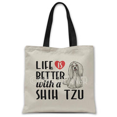 Life-is-better-with-shih-tzu-tote-bag