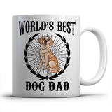 World's Best Dog Dad (Golden Retriever) Mug