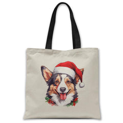 Christmas--dog-tote-bag