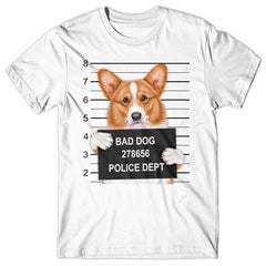 Corgi Mugshot - T-shirt