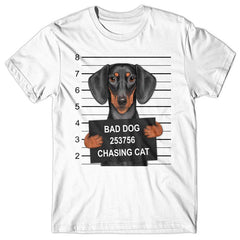 Dachshund Mugshot - T-shirt