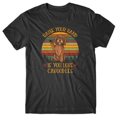 Raise-your-hand-love-cavoodles-tshirt