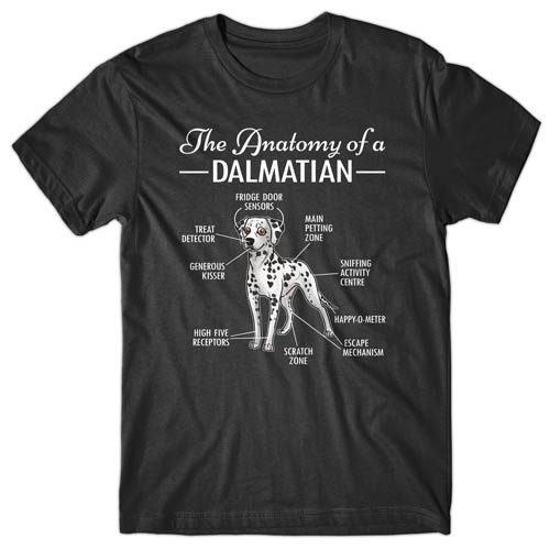 Anatomy of a Dalmatian T-shirt