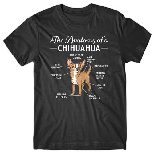 Anatomy of a Chihuahua T-shirt