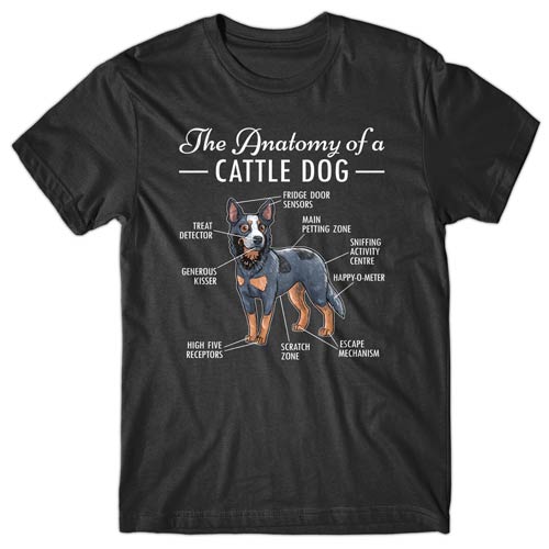 Anatomy-of-australian-cattle-dog-tshirt
