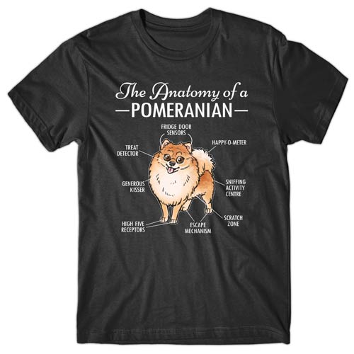 anatomy-of-pomeranian-tshirt