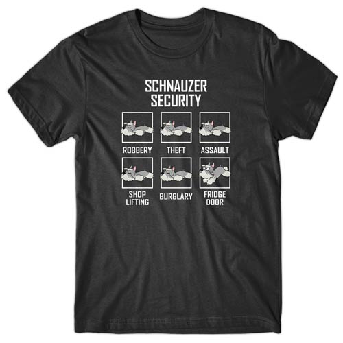 Miniature Schnauzer Security T-shirt