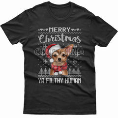 merry-christmas-filthy-human-chihuahua-t-shirt