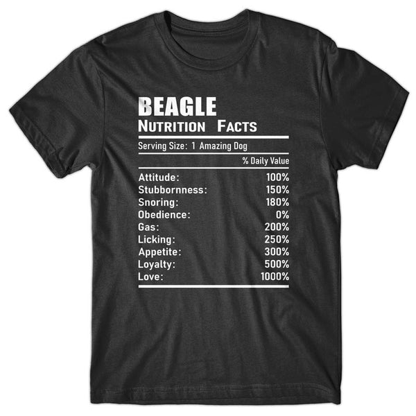 beagle-nutrition-facts-cool-t-shirt