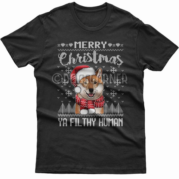 merry-christmas-filthy-human-shiba-inu-t-shirt