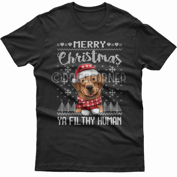 merry-christmas-filthy-human-labrador-t-shirt