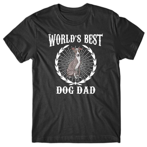 World's Best Dog Dad (Greyhound) T-shirt
