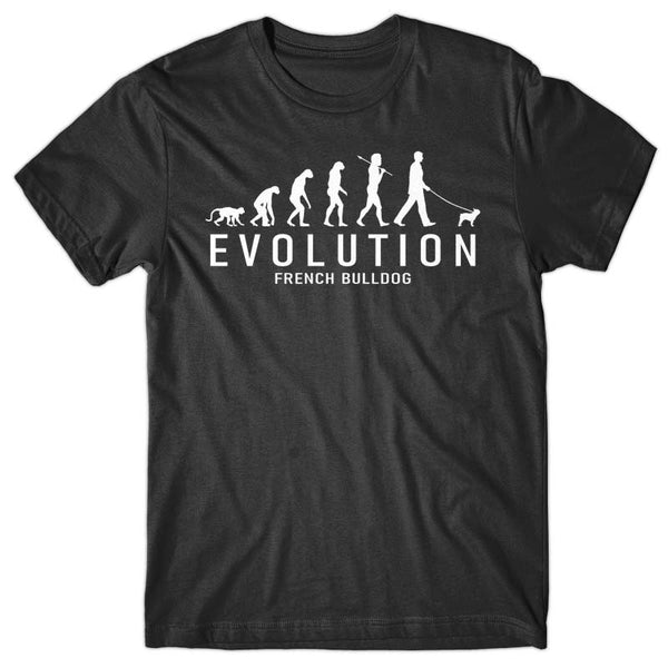 Evolution of French Bulldog T-shirt
