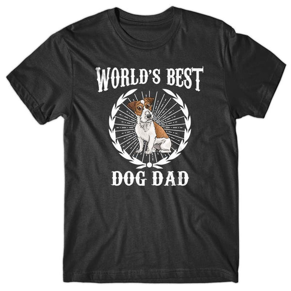 World's Best Dog Dad (Jack Russell) T-shirt