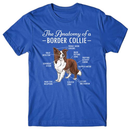 The Anatomy Of A Border Collie T Shirt The Anatomy Of A Border Collie T Shirt