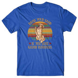 Raise your hand if you love Golden Retrievers T-shirt