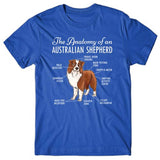 Anatomy of an Australian Shepherd T-shirt