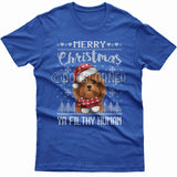 Merry Christmas you filthy human T-shirt (Cavoodle)