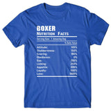 Boxer Nutrition Facts T-shirt