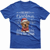 Merry Christmas you filthy human T-shirt (Labrador Retriever)