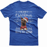 Merry Christmas you filthy human T-shirt (Great Dane)