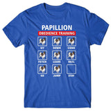 Papillon obedience training T-shirt