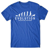 Evolution of Australian Shepherd T-shirt