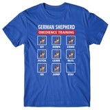 German Shepherd obedience training T-shirt