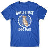 World's Best Dog Dad (Golden Retriever) T-shirt