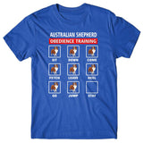 Australian Shepherd obedience training T-shirt