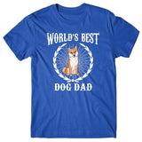 World's Best Dog Dad (Shiba Inu) T-shirt