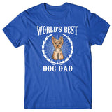 World's Best Dog Dad (Yorkshire Terrier) T-shirt