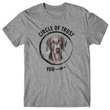 Circle of trust (Weimaraner) T-shirt