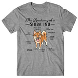 Anatomy of a Shiba Inu T-shirt