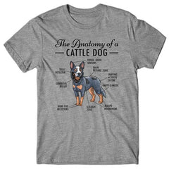 Anatomy of a Cattle Dog T-shirt