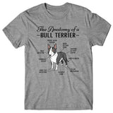 Anatomy of a Bull Terrier T-shirt