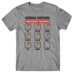 German Shepherd obedience training T-shirt