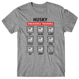 Husky obedience training T-shirt