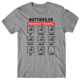Rottweiler obedience training T-shirt
