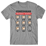 Pomeranian obedience training T-shirt