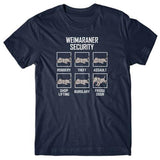 weimaraner-security-tshirt