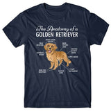 Anatomy of a Golden Retriever T-shirt