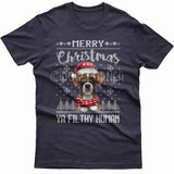Merry Christmas you filthy human T-shirt (Boxer)