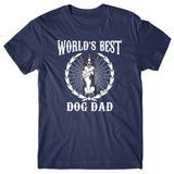 World's Best Dog Dad (Border Collie) T-shirt